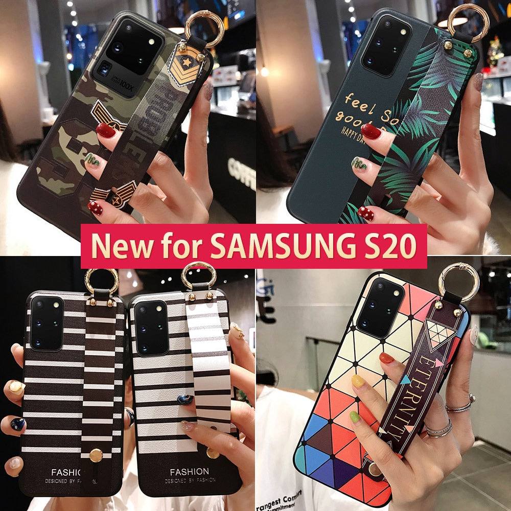 Cool Wrist Strap Phone Holder Case for Samsung Galaxy S20 Series - Premium Mobile Phone Cases from Dressmycell.com - Just $15.00! Shop now at Dressmycell.com Cool Wrist Strap Phone Holder Case for Samsung Galaxy S20 Series - Premium Mobile Phone Cases from Dressmycell.com - Just $15.00! Shop now at Dressmycell.com